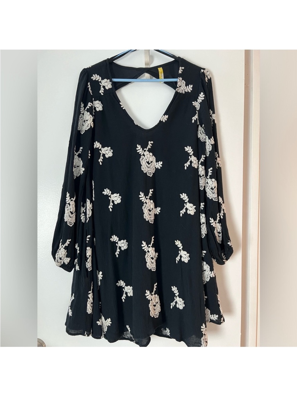 Free People black mini dress - Picture 2 of 3
